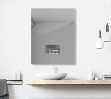 Android 11 OS retangle backlit smart mirror