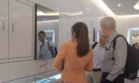 Smart bathroom mirror alexa welcomes your visit!