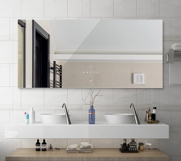 Smart magic mirror features that supports multi-language 
