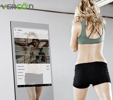 Fitbathmirror Gym Smart Mirror for fitness training