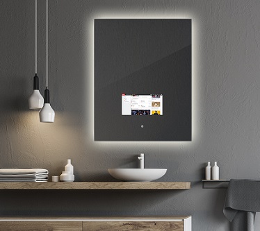 Multi-function backlight screen touch mirror