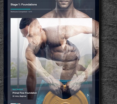 Fitness mirror with body detect