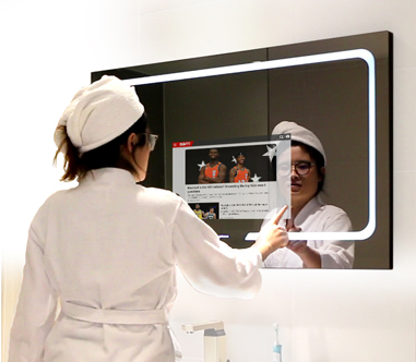 Your Fitbathmirror smart mirror with apps