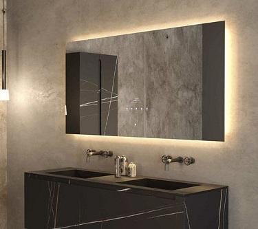 New design defogger smart mounted bathroom mirror