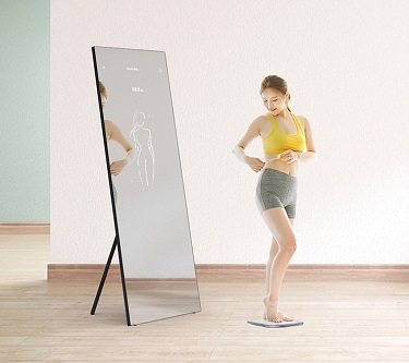 How to install 43'' mirror for gym at home?