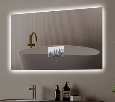 New smart bathroom mirror live footage